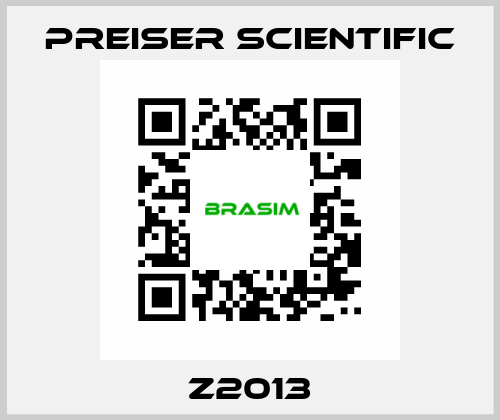 Z2013 Preiser Scientific