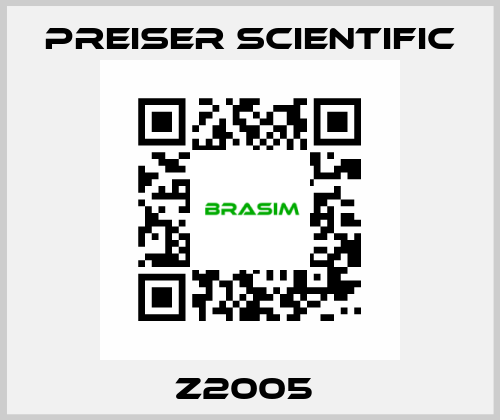 Z2005  Preiser Scientific