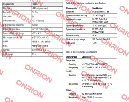 P6330 - obsolete, to find a replacement please specify the model of the oscilloscope-big