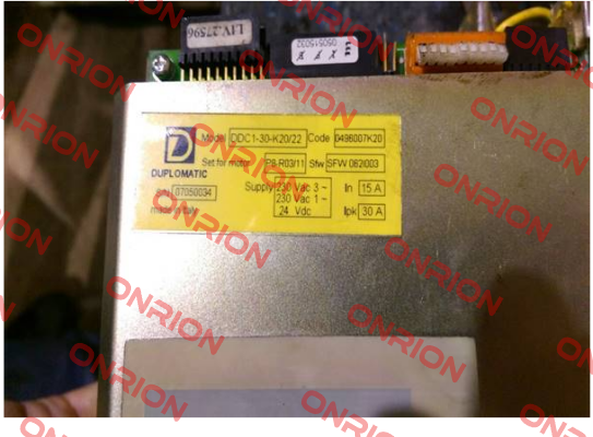 DDC1-30-K20/22 Obsolete!! Replaced by DDC4-30-230/20-big