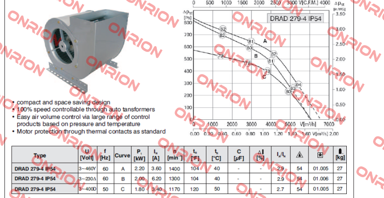 P/N: C00-27940, Type: DRAD 279-4.5PA-big