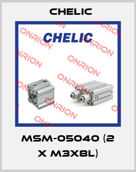 MSM-05040 (2 x M3x8L) Chelic