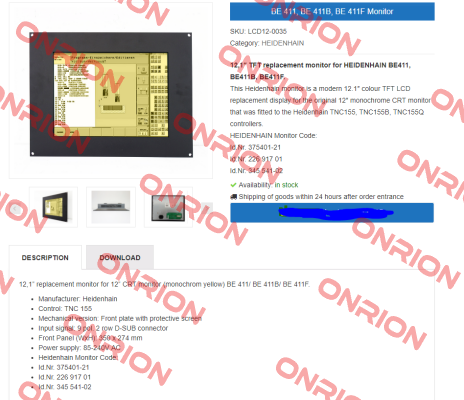 LCD12-0035 - obsolete, replaced by - LCD12-0035c -big