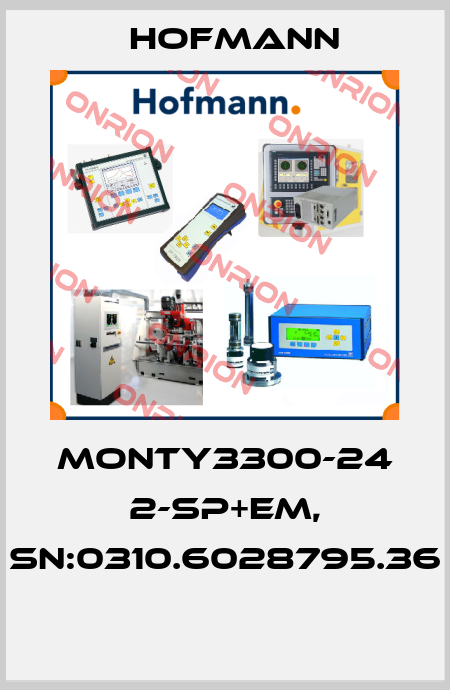 Monty3300-24 2-Sp+EM, SN:0310.6028795.36  Hofmann