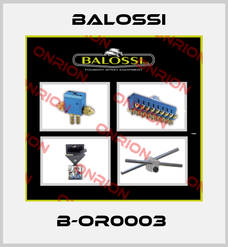 B-OR0003  Balossi