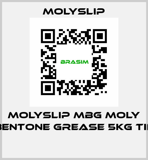 Molyslip MBG Moly Bentone Grease 5Kg Tin  Molyslip