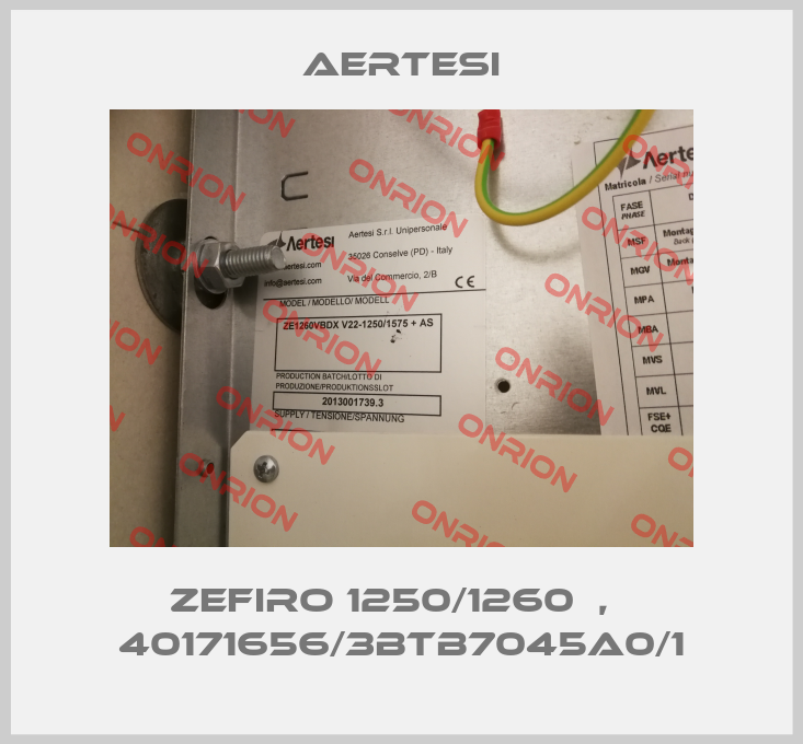 Zefiro 1250/1260  ,   40171656/3BTB7045A0/1-big