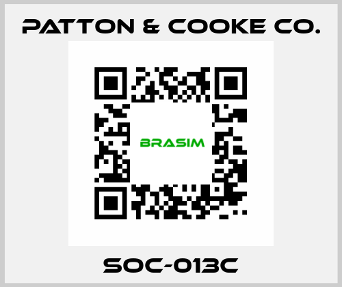 SOC-013C Patton & Cooke Co.