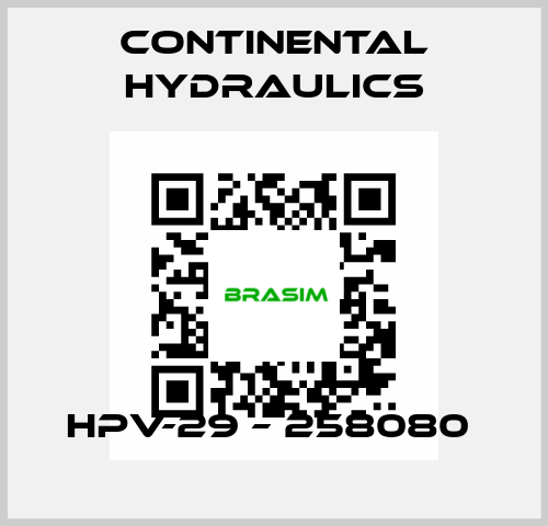 HPV-29 – 258080  Continental Hydraulics