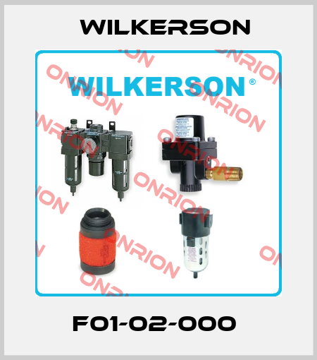 F01-02-000  Wilkerson