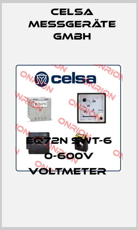 EQ72n SWT-6 0-600V Voltmeter  CELSA MESSGERÄTE GMBH