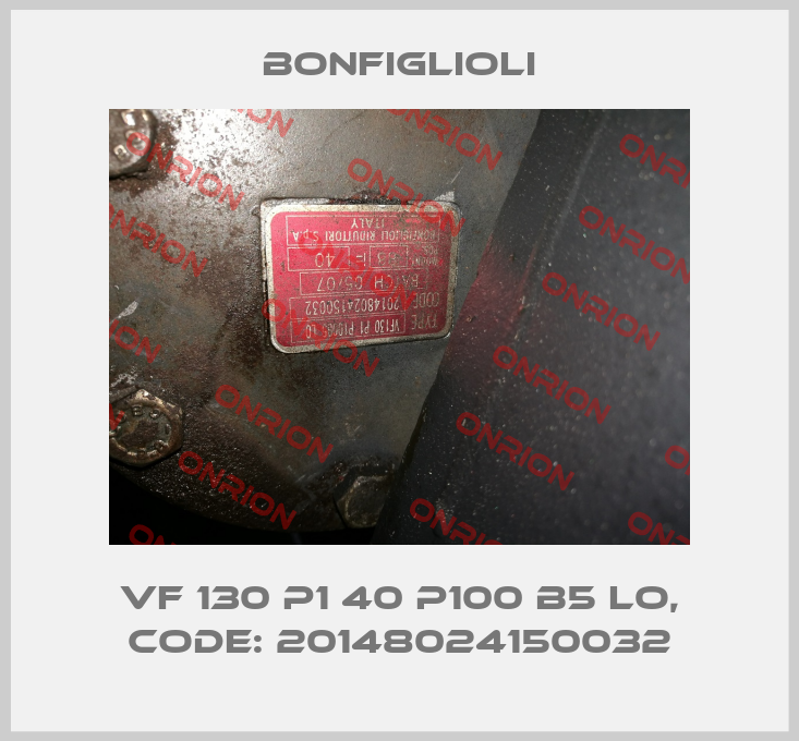 VF 130 P1 40 P100 B5 LO, Code: 20148024150032-big