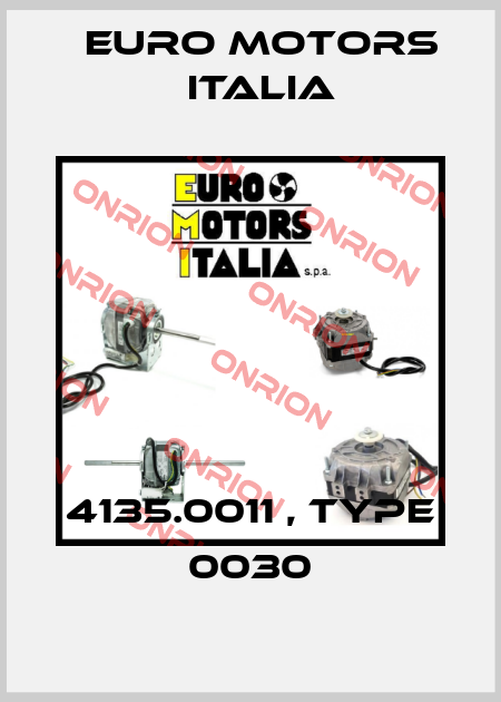 4135.0011 , type 0030 Euro Motors Italia