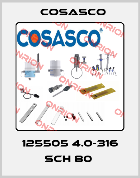 125505 4.0-316 SCH 80  Cosasco