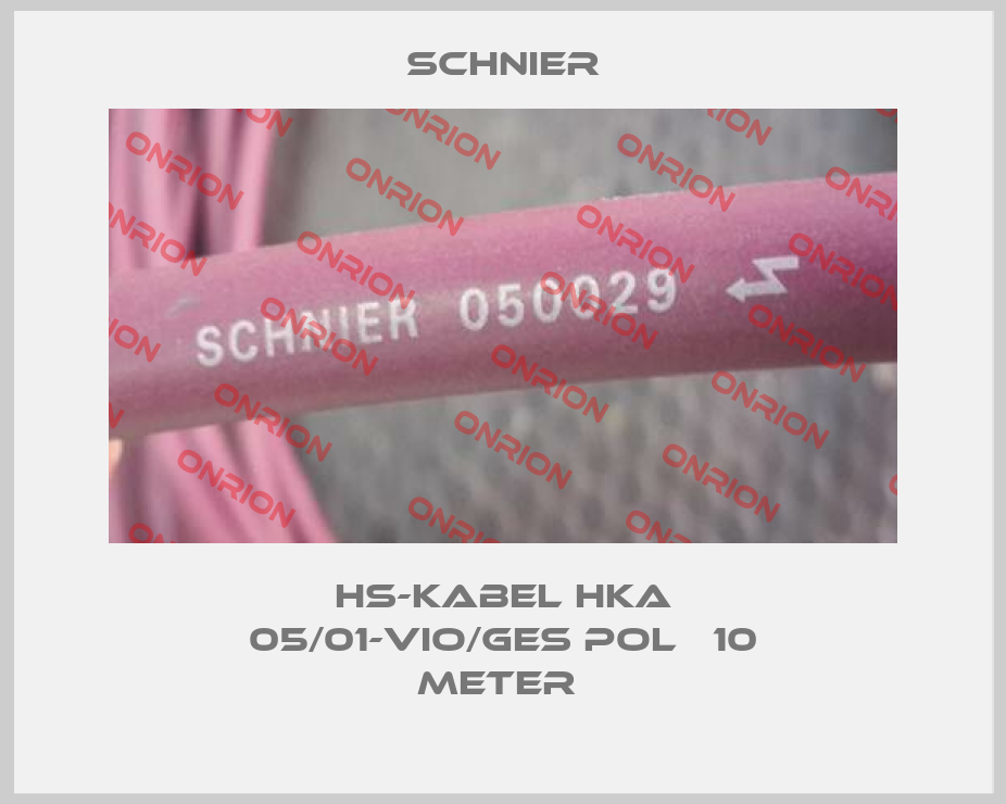 HS-Kabel HKA 05/01-vio/ges Pol   10 meter -big