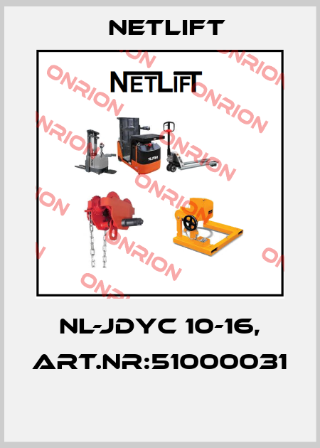 NL-JDYC 10-16, Art.Nr:51000031  Netlift