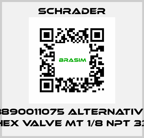 3890011075 alternative HEX VALVE MT 1/8 NPT 33 Schrader