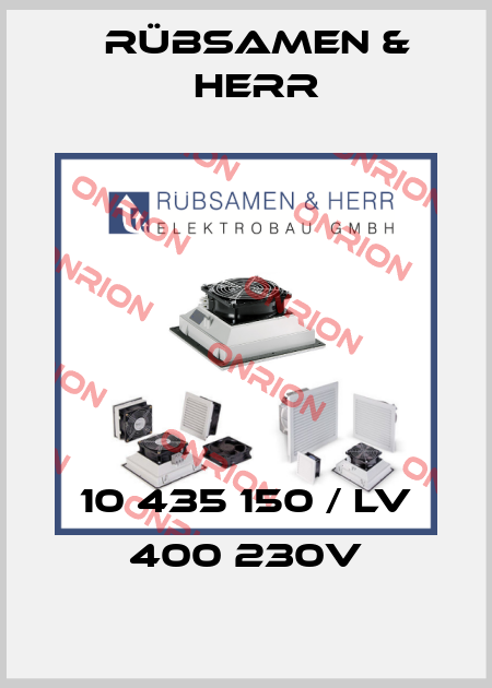 10 435 150 / LV 400 230V Rübsamen & Herr
