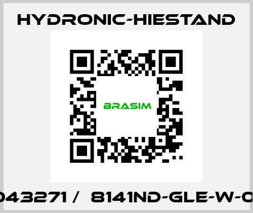 043271 /  8141ND-GLE-W-01 HYDRONIC-HIESTAND