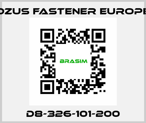 D8-326-101-200 Dzus Fastener Europe