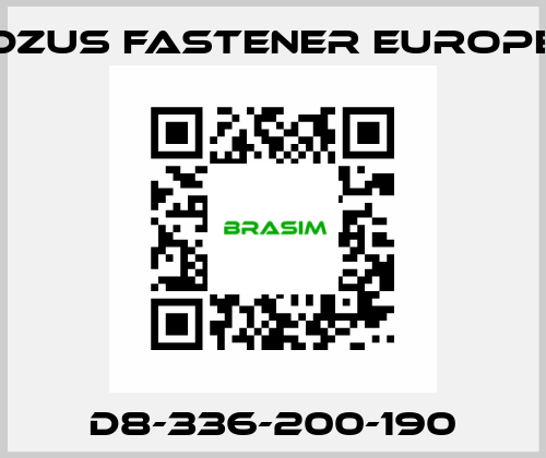 D8-336-200-190 Dzus Fastener Europe