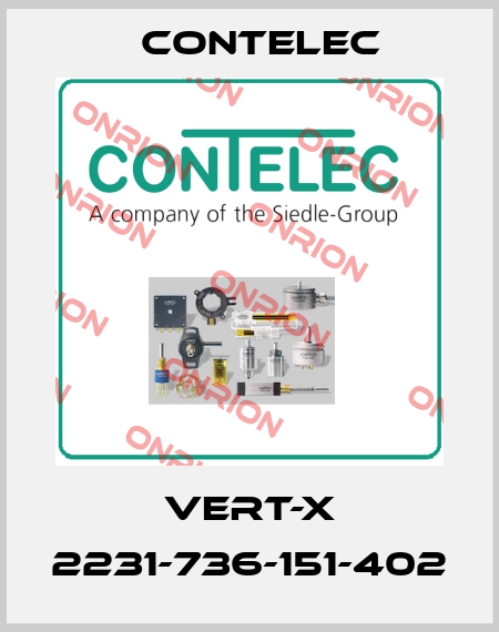 VERT-X 2231-736-151-402 Contelec