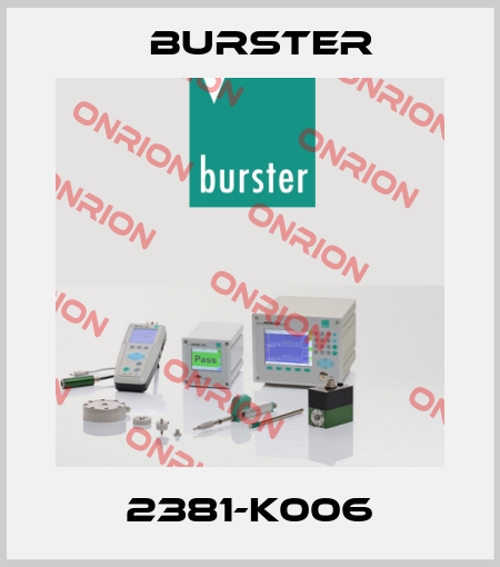 2381-K006 Burster