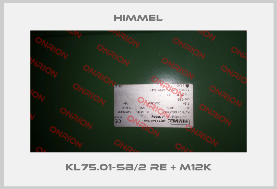 KL75.01-SB/2 Re + M12K-big
