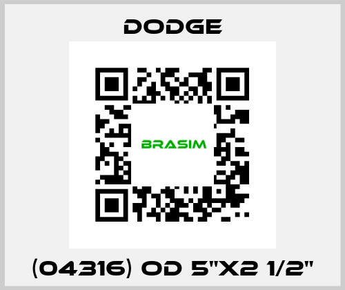 (04316) OD 5"x2 1/2" Dodge