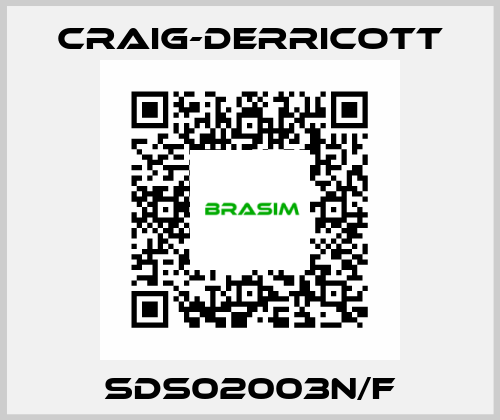 SDS02003N/F Craig-Derricott