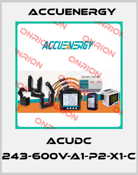 AcuDC 243-600V-A1-P2-X1-C Accuenergy