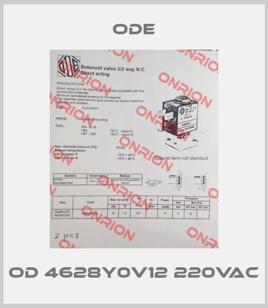 OD 4628Y0V12 220VAC-big