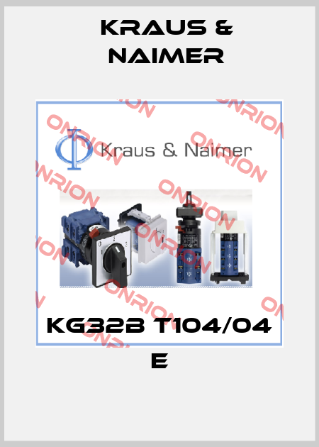 KG32B T104/04 E Kraus & Naimer