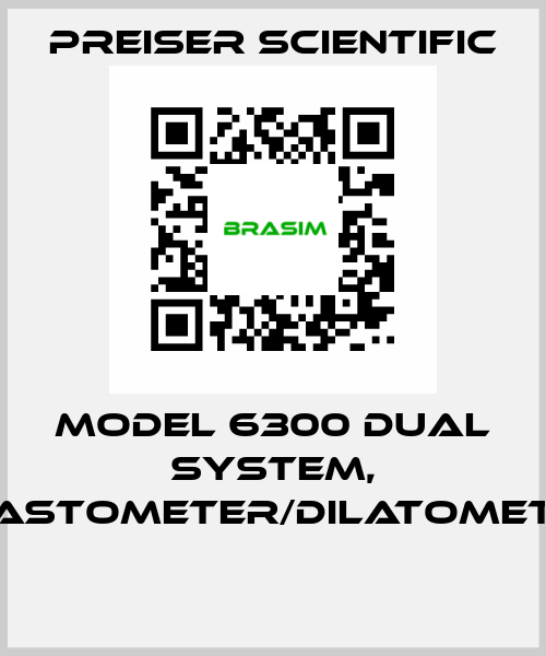 Model 6300 Dual System, Plastometer/Dilatometer  Preiser Scientific