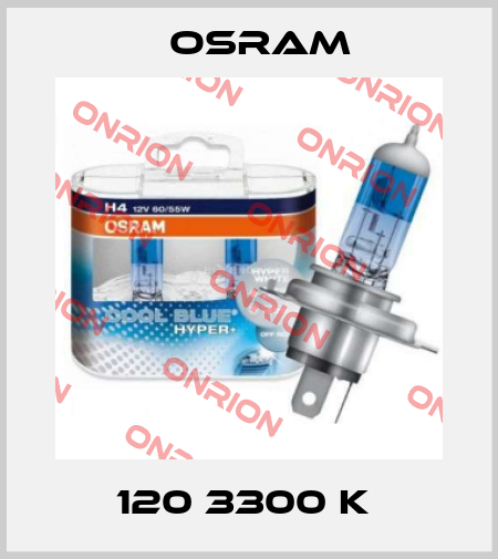 120 3300 K  Osram
