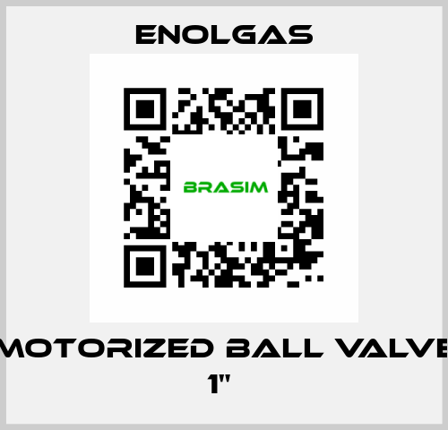 MOTORIZED BALL VALVE 1"  Enolgas