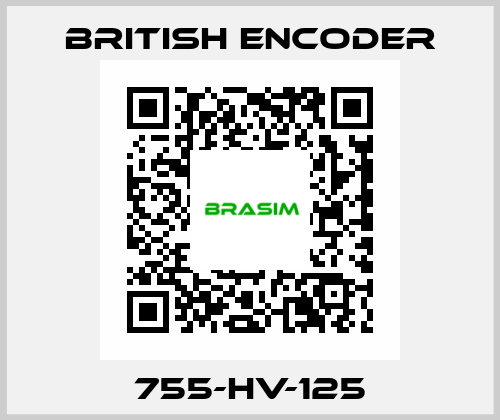 755-HV-125 British Encoder