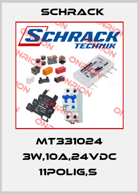 MT331024 3W,10A,24VDC 11POLIG,S  Schrack
