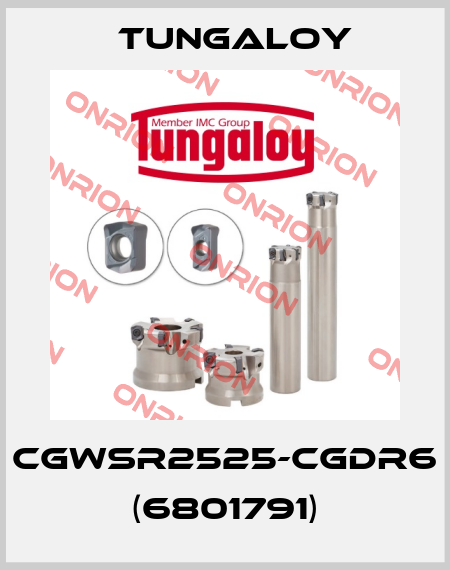 CGWSR2525-CGDR6 (6801791) Tungaloy