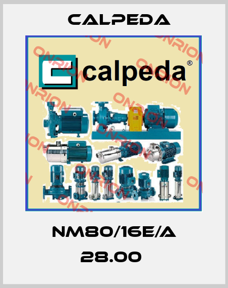 NM80/16E/A 28.00  Calpeda