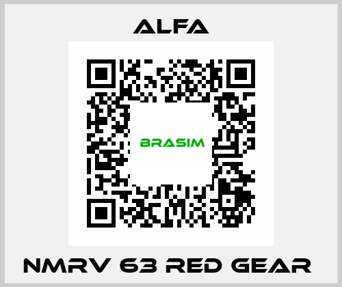 NMRV 63 RED GEAR  ALFA