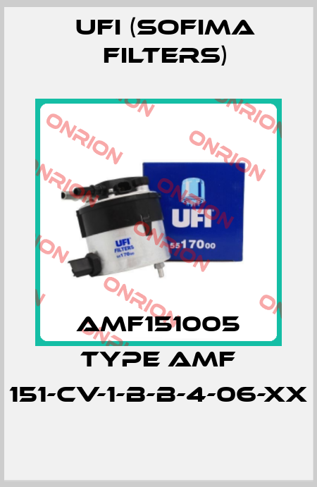AMF151005 Type AMF 151-CV-1-B-B-4-06-XX Ufi (SOFIMA FILTERS)