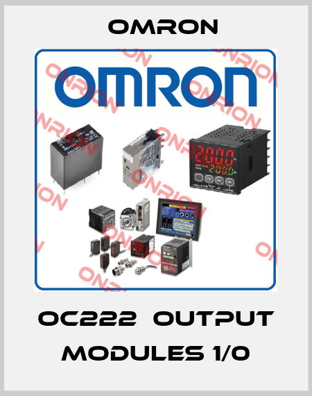 OC222  output modules 1/0 Omron