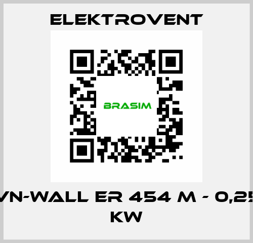 VN-Wall ER 454 M - 0,25 kW ELEKTROVENT