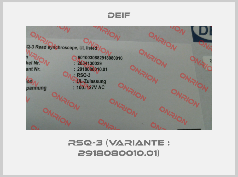 RSQ-3 (Variante : 2918080010.01)-big
