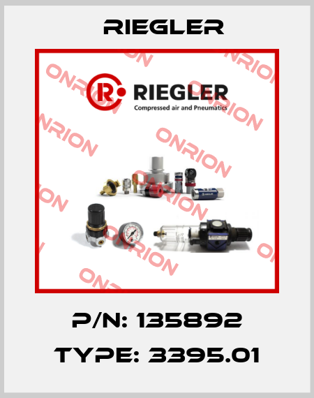 P/N: 135892 Type: 3395.01 Riegler