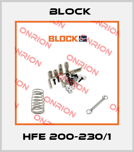 HFE 200-230/1 Block