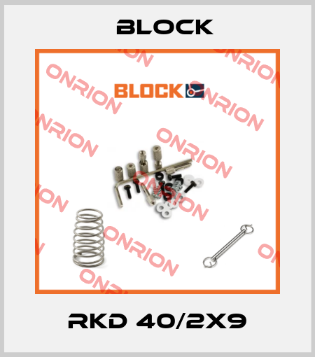 RKD 40/2x9 Block