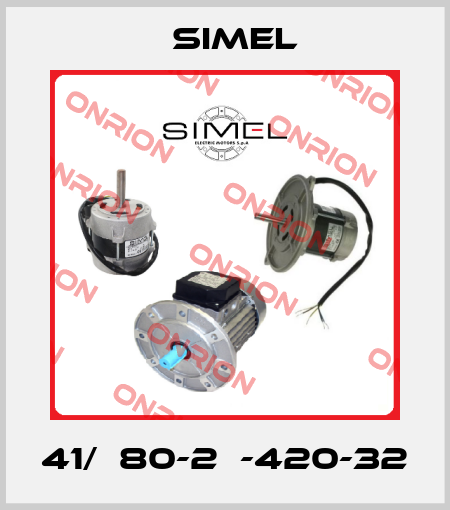 41/Т80-2М-420-32 Simel