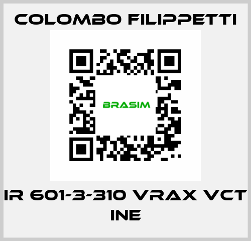 IR 601-3-310 VRAX VCT INE Colombo Filippetti